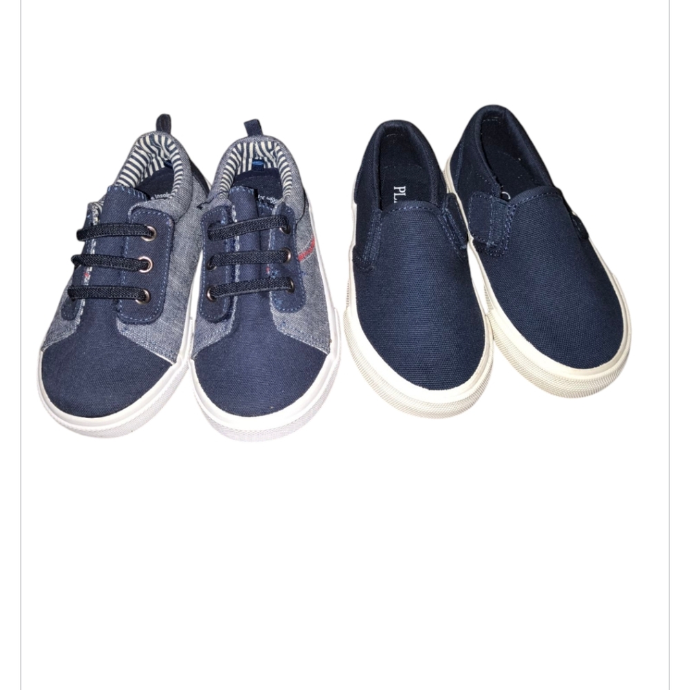 Kids Navy Blue Shoes